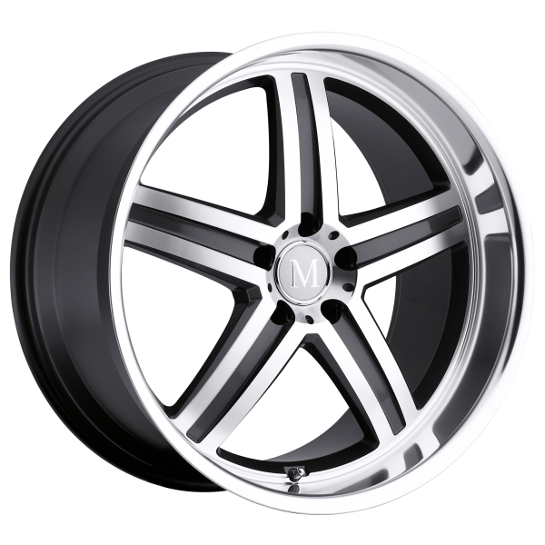 Mandrus - Mandrus MANNHEIM 19X9.5 5X112 Gunmetal W/ Mirror Cut Face & Lip|1995MAH255112B66
