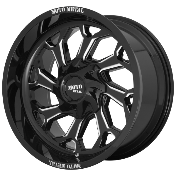 Moto Metal - Moto Metal MO999 20X10 6X135/5.5 Gloss Black Milled|MO99921067318N
