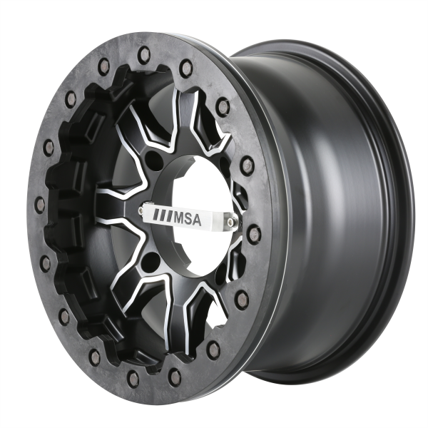 MSA Offroad Wheels - MSA Offroad Wheels F1 R-FORGED 14X7 4X110 Machined Satin Black|F1-04710