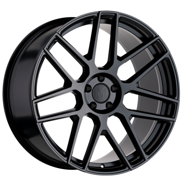 Mandrus - Mandrus MIGLIA 22X10.5 5X112 Semi Gloss Black Rf|2205MGL385112B66