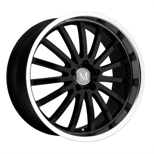 Mandrus - Mandrus MILLENIUM 20X10 5X112 Gloss Black W/ Mirror Cut Lip|2010MAM425112B66