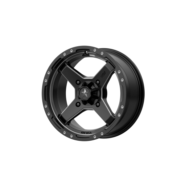MSA Offroad Wheels - MSA Offroad Wheels M39 CROSS 15X7 4X137 Satin Black Titanium Tint|M39-05737