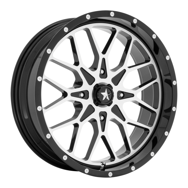 MSA Offroad Wheels - MSA Offroad Wheels M45 PORTAL 20X7 4X137 Gloss Black Machined|M45-020737