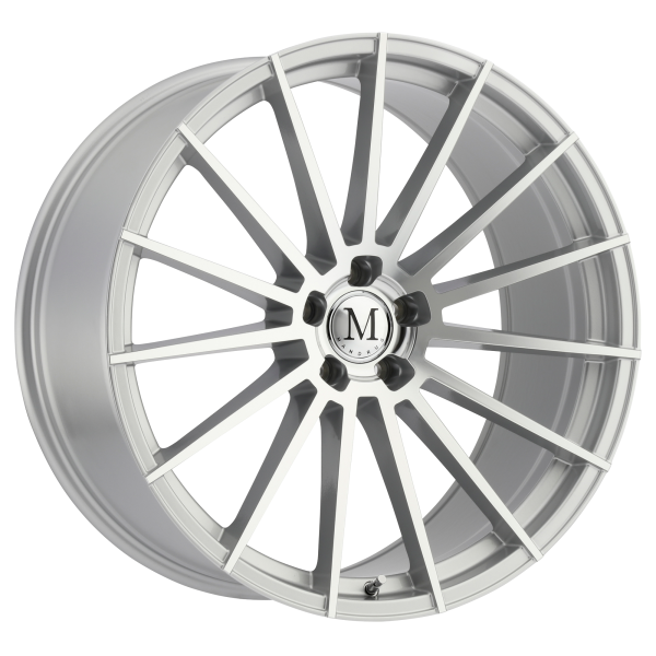Mandrus - Mandrus STIRLING 20X9 5X112 Silver W/ Mirror Cut Face|2090MAN325112S66