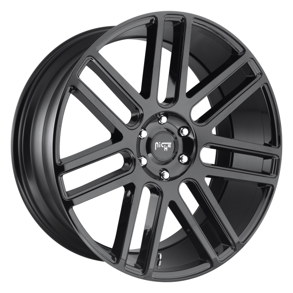 Niche 1PC - Niche 1PC M097 ELAN 24X10 6X5.5 Gloss Black|M097240077+30