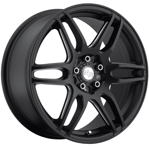 Niche 1PC - Niche 1PC M106 NR6 17X7.5 5X105/120 Matte Black Milled|M106177524+45
