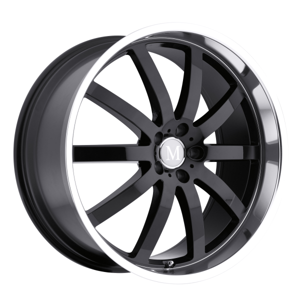 Mandrus - Mandrus WILHELM 20X10 5X112 Gloss Black W/ Mirror Cut Lip|2010MAW255112B66