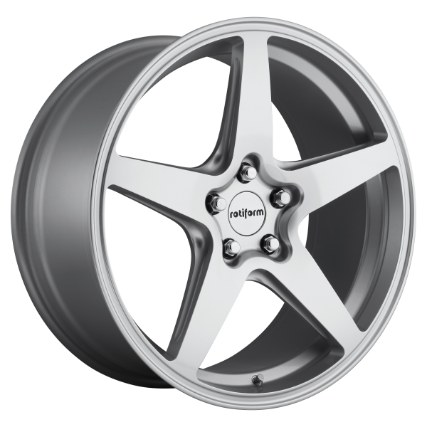 Rotiform 1PC - Rotiform 1PC R147 WGR 20X10.5 5X4.5 Gloss Silver|R147200565+45