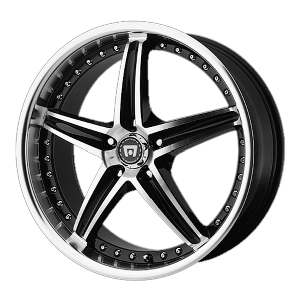 Motegi - Motegi MR107 D5S 17X7.5 5X120 Gloss Black Machined|MR10777549345