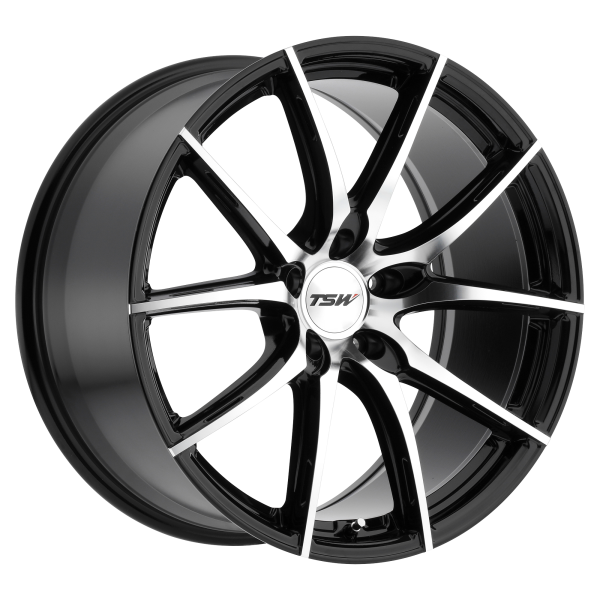 TSW - TSW SPRINT 20X8.5 5X120 Gloss Black W/ Mirror Cut Face|2085SPT355120B76