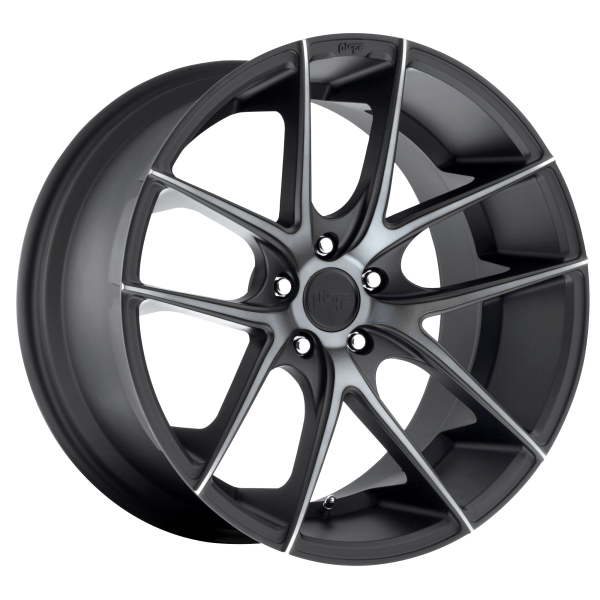 Niche 1PC - Niche 1PC M130 TARGA 19X9.5 5X112 Matte Black Double Dark Tint|M130199543+50