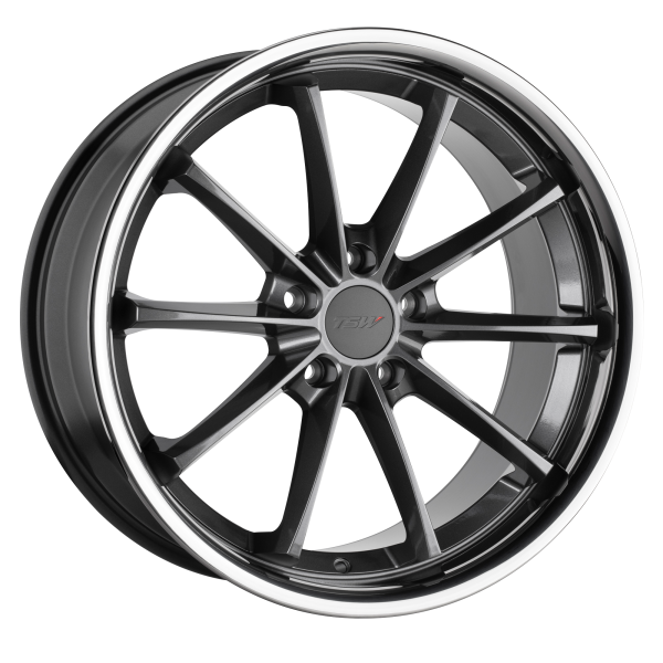 TSW - TSW SWEEP 19X8.5 5X120 Gloss Gunmetal W/ Stainless Lip|1985SWP355120G76