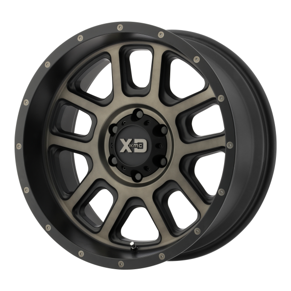 XD - XD XD828 DELTA 20X9 8X170 Matte Black W/ Dark Tint Clear|XD82829087918