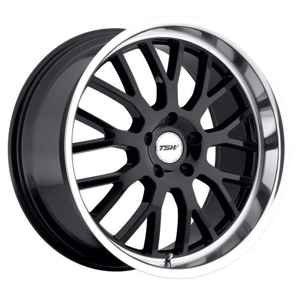 TSW - TSW TREMBLANT 20X10 5X4.5 Gloss Black W/ Mirror Cut Lip|2010TRM255114B76