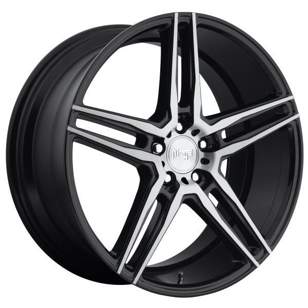 Niche 1PC - Niche 1PC M169 TURIN 18X9.5 5X112 Matte Black Machined|M169189543+48