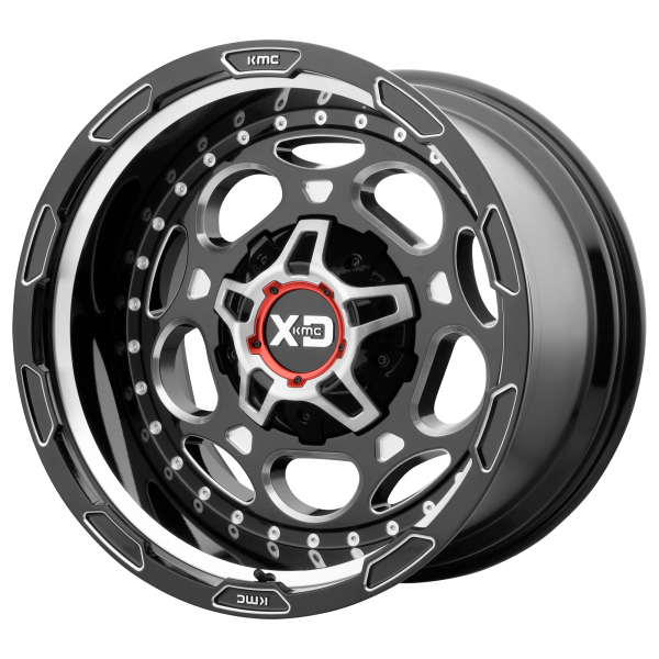 XD - XD XD837 DEMODOG 20X10 8X6.5 Gloss Black Milled|XD83721080318N