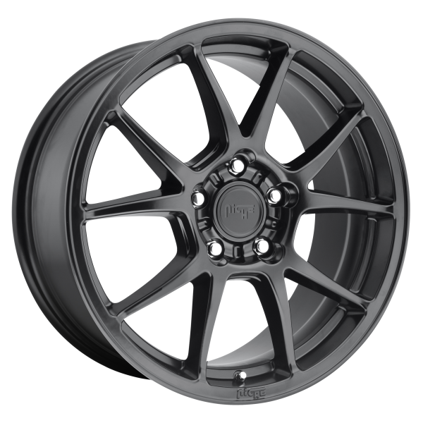 Niche 1PC - Niche 1PC M174 MESSINA 18X8 5X4.5 Matte Black|M174188065+40
