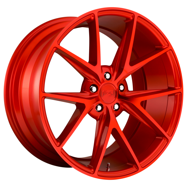 Niche 1PC - Niche 1PC M186 MISANO 19X8.5 5X4.5 Candy Red|M186198565+33