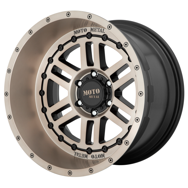 Moto Metal - Moto Metal MO800 DEEP SIX 22X12 6X5.5 Satin Black With Bronze Tint|MO80022268644N