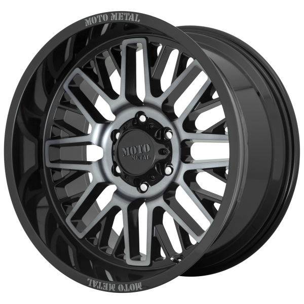 Moto Metal - Moto Metal MO802 20X9 8X170 Gloss Black Machined With Gray Tint|MO80229087418