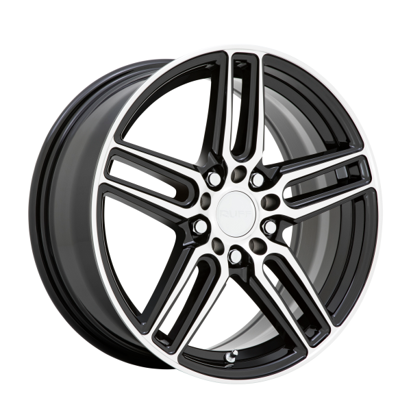 Ruff - Ruff NITRO 17X7.5 5X112/120 Gloss Black W/ Machined Face|1775RDN385D20F76