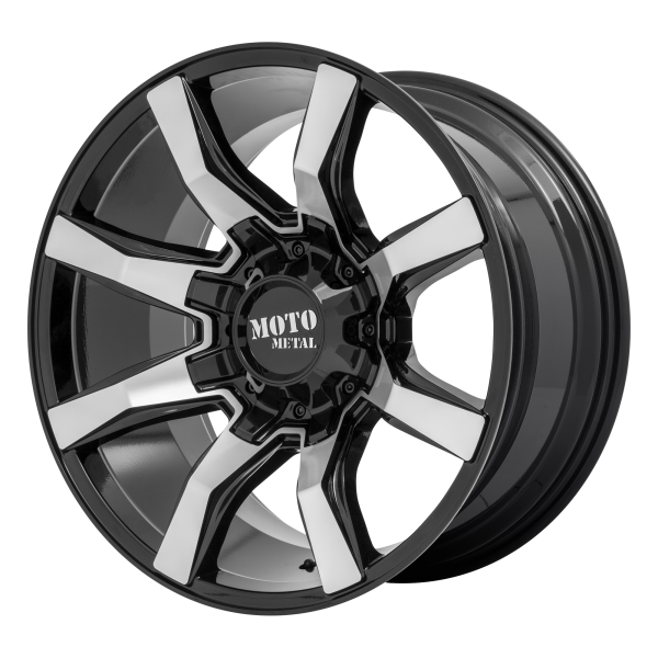 Moto Metal - Moto Metal MO804 SPIDER 20X9 5X5.0/5.5 Gloss Black Machined|MO80429035500