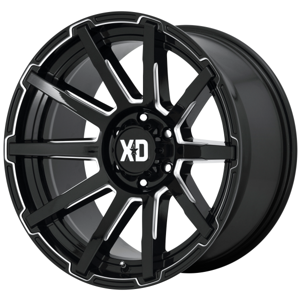 XD - XD XD847 OUTBREAK 20X9 6X120 Gloss Black Milled|XD84729077318