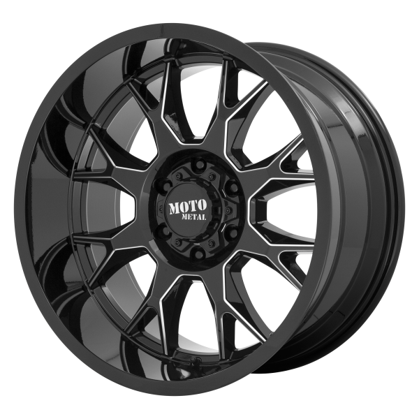Moto Metal - Moto Metal MO806 22X12 5X5.0 Gloss Black Milled|MO80622250344N