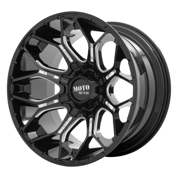 Moto Metal - Moto Metal MO808 SNIPER 22X12 6X135/5.5 Gloss Black Milled|MO80822267344N