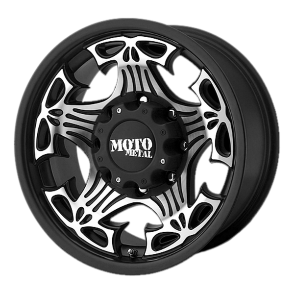 Moto Metal - Moto Metal MO909 SKULL 20X9 8X170 Gloss Black With Machined Face|MO90929087312N