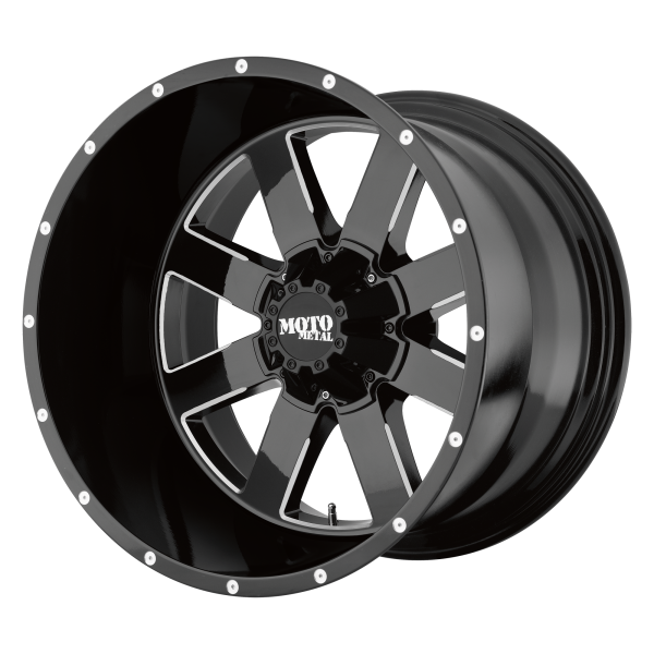 Moto Metal - Moto Metal MO962 17X10 6X135/5.5 Gloss Black Milled|MO96271067324NUS