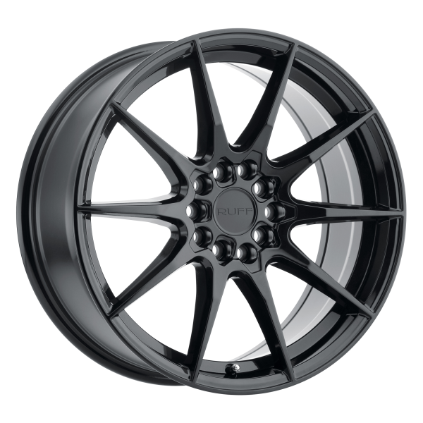 Ruff - Ruff SPEEDSTER 18X8 5X4.25/4.5 Gloss Black|1880SPD385D84B72