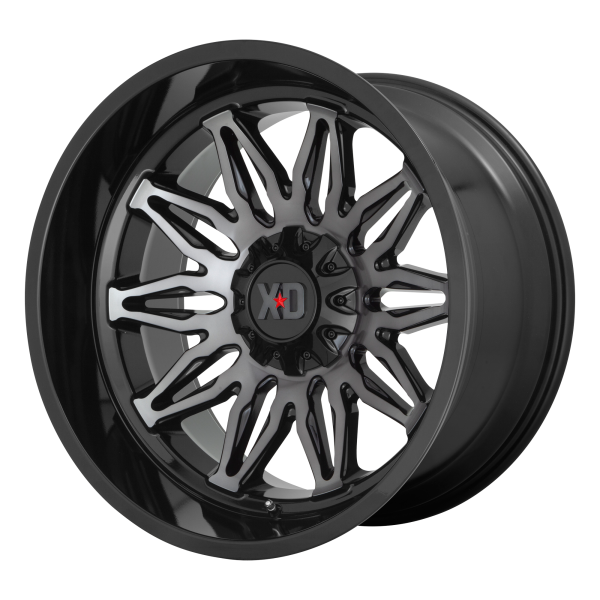 XD - XD XD859 GUNNER 22X10 6X135/5.5 Gloss Black Machined With Gray Tint|XD85922067418N
