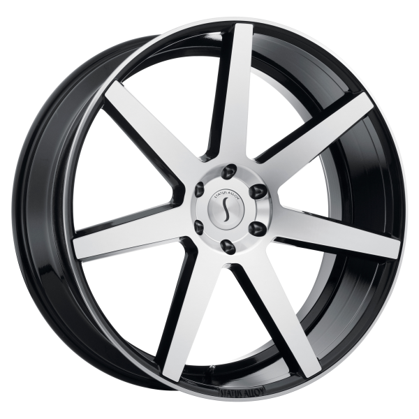 Status - Status JOURNEY 24X10 5X120 Gloss Black W/ Machined Face|2410JUR155120F74