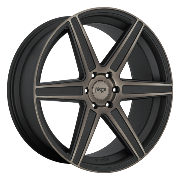 Niche 1PC - Niche 1PC M236 CARINA 22X9.5 6X5.5 Matte Machined Double Dark Tint|M236229584+20