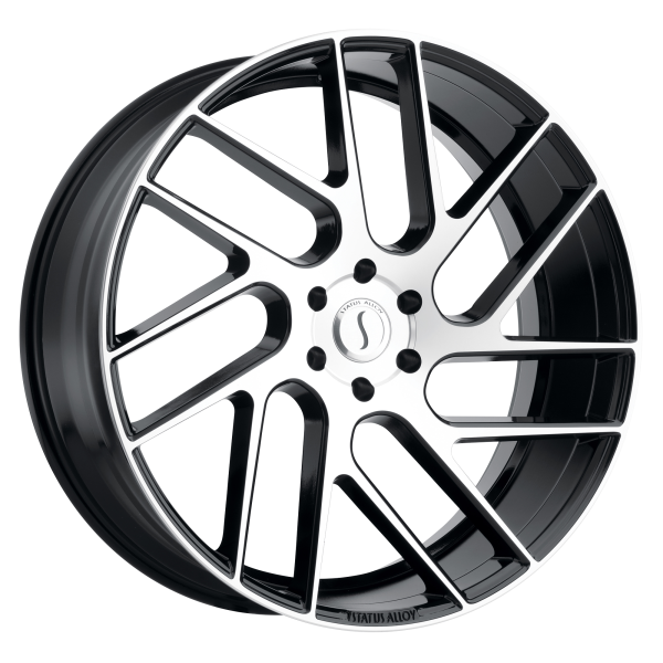 Status - Status JUGGERNAUT 20X9 6X135 Gloss Black W/ Machined Face|2090JGR256135F87