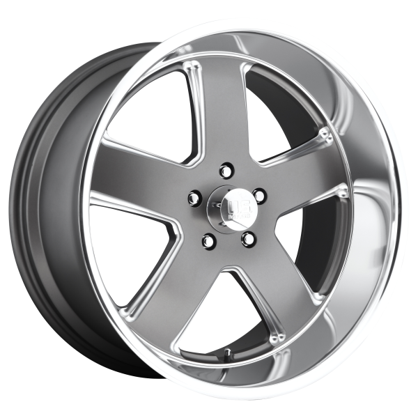 US Mag 1PC - US Mag 1PC U118 HUSTLER 20X9.5 5X4.75 Matte Gun Metal|U11820956152