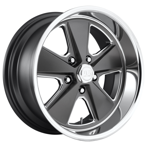 US Mag 1PC - US Mag 1PC U120 ROADSTER 17X7 5X4.5 Matte Gun Metal Machined|U12017706540