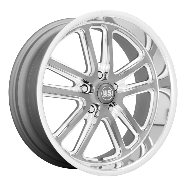 US Mag 1PC - US Mag 1PC U130 BULLET 18X9.5 5X5.0 Textured Gun Metal With Milled Edges|U13018957352