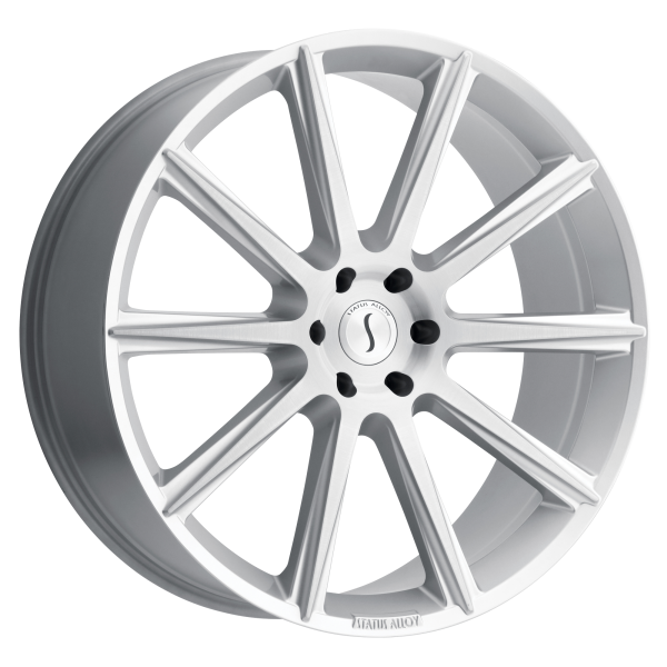 Status - Status ZEUS 24X9.5 5X5.5 Silver W/ Brushed Face|2495ZUS155140S12