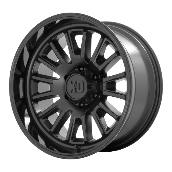 XD - XD XD864 ROVER 24X12 6X5.5 Satin Black With Gloss Black Lip|XD86424268744N