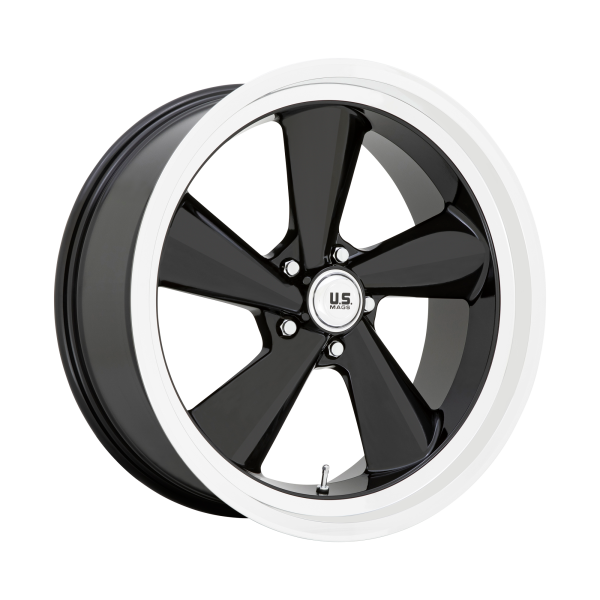 US Mag 1PC - US Mag 1PC U136 TS 22X9 5X5.0 Gloss Black With Diamond Cut Lip|U13622907355L