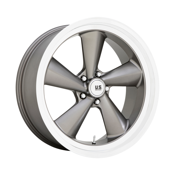 US Mag 1PC - US Mag 1PC U137 TS 22X10.5 5X5.0 Anthracite With Diamond Cut Lip|U13722057357L