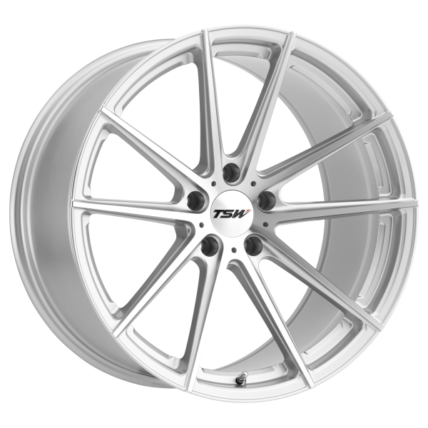 TSW - TSW BATHURST 20X9 5X4.5 Silver W/ Mirror Cut Face|2090BAT205114S76