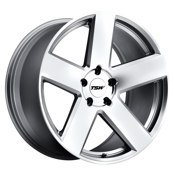 TSW - TSW BRISTOL 20X8.5 5X4.5 Silver W/ Mirror-Cut Face|2085BRS405114S76