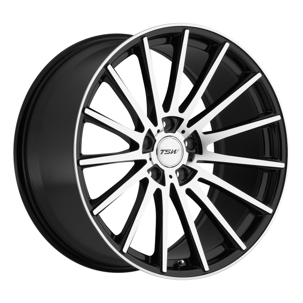 TSW - TSW CHICANE 18X8.5 5X120 Gloss Black W/ Mirror Face|1885CHC405120B76