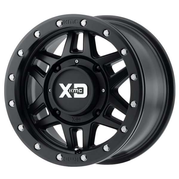 XD Powersports - XD Powersports XS228 MACHETE BEADLOCK 15X7 4X110 Satin Black|XS22857040735