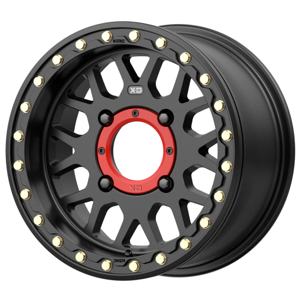 XD Powersports - XD Powersports XS235 GRENADE BEADLOCK 14X7 4X156 Satin Black|XS23547044738