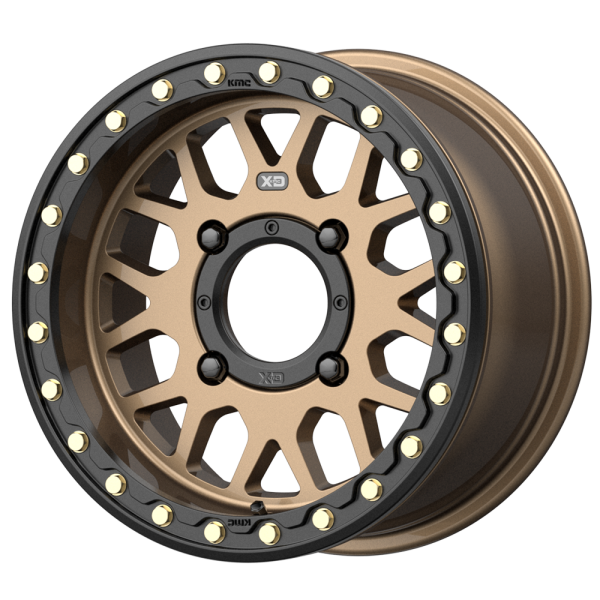 XD Powersports - XD Powersports XS235 GRENADE BEADLOCK 15X6 4X156 Satin Bronze|XS23556044638
