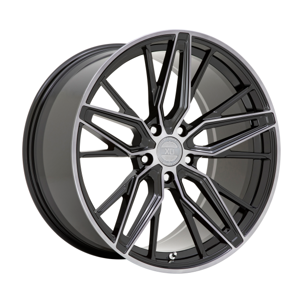 XO - XO ZURICH 20X10.5 5X112 Gloss Black W/ Machined Gloss Dark Tint|2005ZCH305112F66